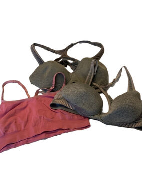 Bundle of Three sports bras 36d and xl